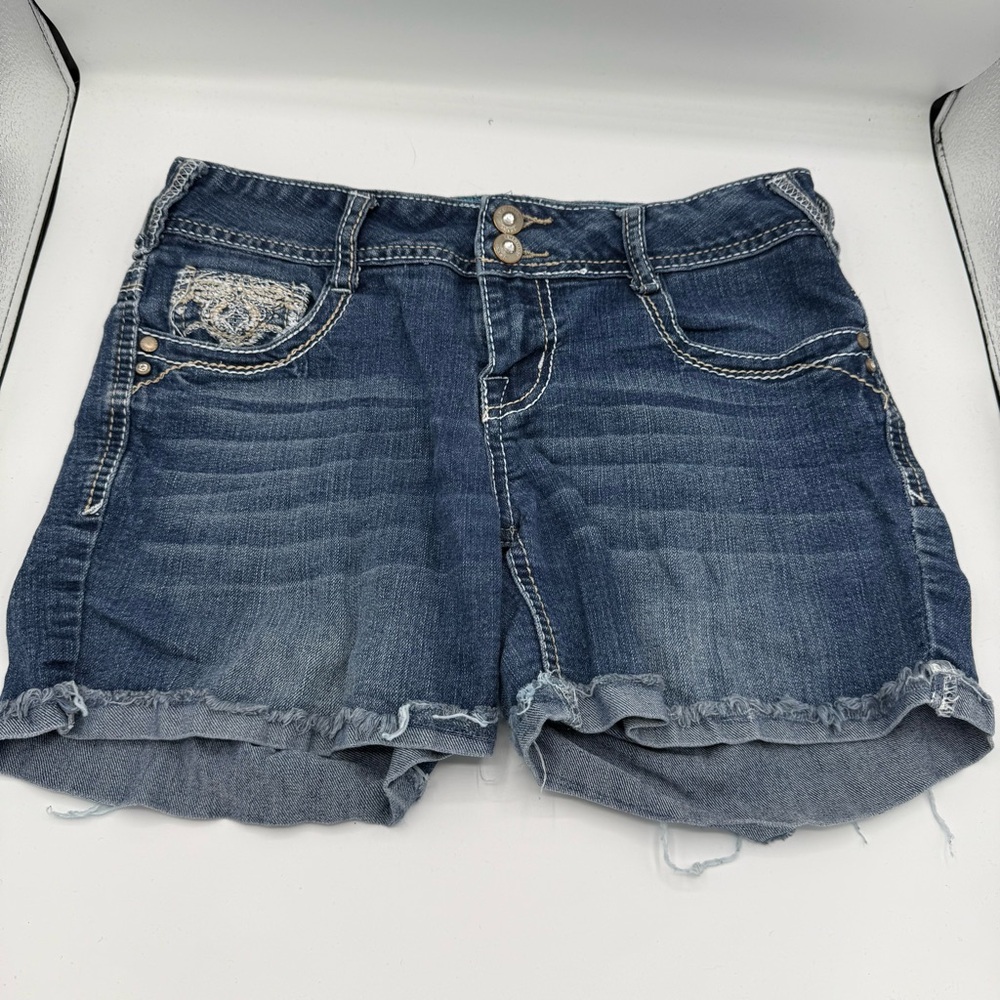 Amethyst Jeans Indigo Denim Shorts Size 3